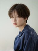 マッシュショート/ハンサムショート/ショートカット/パーマ