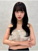 レイヤーロング/ヘルシースタイル/韓国ヘア/ベビーピンク/調布