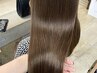 メンテカット+縮毛矯正+髪質改善プリンセストリートメント ¥28,500#表参道