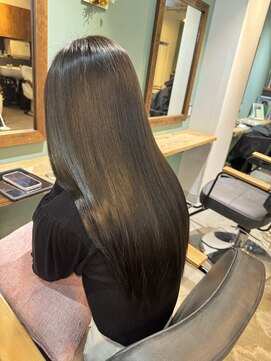 パリオ バイ コレット(Palio by collet) 髪質改善ストレート【縮毛矯正】×METEOオリーブベージュ