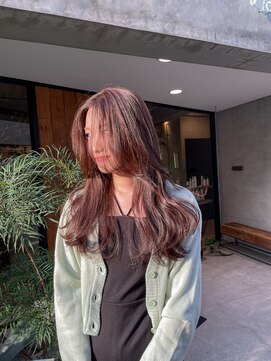 オムズポカ 栄矢場町店(OM's poka) ロングレイヤー／ブラウンカラー