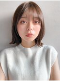 結べるボブ大人可愛い愛されセミディミニウルフこなれヘア