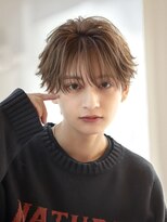 オーシャントーキョー サニー 原宿(OCEAN TOKYO Sunny)&nbsp;シースルーマッシュフェザーパーマニュアンスパーマ韓国マッシュ