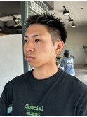 メンズ/スパイキーショート/ハイライト