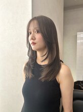 クム 横浜(qumu)&nbsp;【qumu MARIKO】レイヤーカット×透明感グレージュ