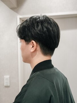 メレ 仙台(Mele) ナチュラルセンターパート/ニュアンスパーマ/20代30代［仙台］