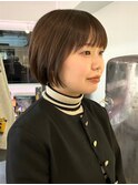 コンパクトニュアンスショートボブ