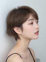 ステアー(stair)&nbsp;耳かけショート/透明感シアーベージュ/【大宮】