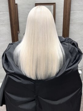 ホワイトブロンド/髪質改善トリートメント/ブロンド/横浜