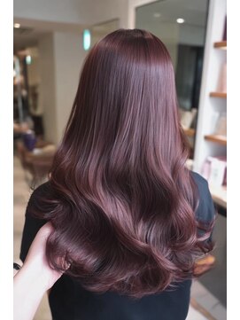 ケシキ 表参道 原宿(kesiki.) ミディアムレイヤー顔周りレイヤーハッシュカット韓国へア