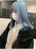 着物ヘア/大人ガーリー/ダークアッシュ/似合わせカット/原宿
