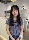 ダークパープル/ナチュラルショート/ミルクブラウン/夏/千葉