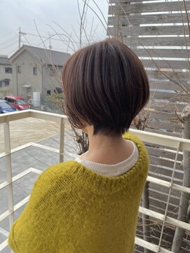 トップヘアー 本店(TOP HAIR) 前下がりショートボブ/30代40代50代/倉敷