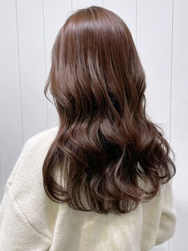 アルバム 新宿(ALBUM SHINJUKU) チョコブラウン_外ハネボブセクションカラー_ba381562