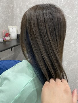 リスター(LISTER) インナーカラー×ブルー