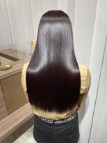 キュア 表参道(CURE)&nbsp;黒髪/グレージュカラー/ココアベージュ/ヘルシーロング[表参道]