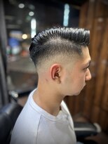 ヒロギンザ 新橋銀座口店(HIRO GINZA) 7:3フェードスタイル