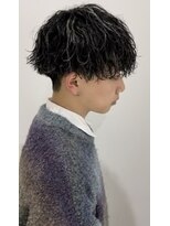 ゴールド 京都(GOALD)&nbsp;緩め波パーマ＋ハイライトカラー