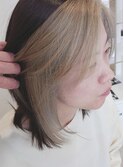 フェイスフレーミングカラー♪シルバーベージュ