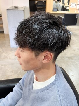 ニアウ 伊勢崎連取店(Niau) 刈り上げショートマッシュソフトツイストニュアンスパーマ