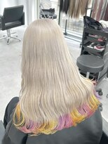 シェイロ(Cielro)&nbsp;ホワイトミルクティーカラー×裾カラー