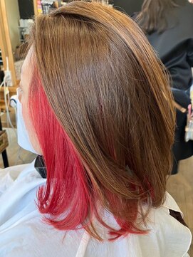 アンバー(amber) インナーカラー