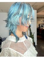スマイロンナイロン ヘアー(smile on nylon hair)&nbsp;summer blue