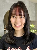 ハウ 心斎橋(how)&nbsp;ミディアムくびレイヤー小顔カット艶髪姫カット20代30代40代