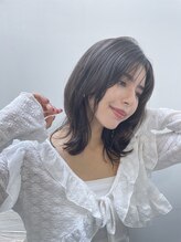 ～小顔補正【ひし形シルエット】で大人可愛い小顔ヘア～