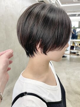 レターバイノベル(letter by novel) 大人ショートボブ丸みショートカットマッシュショート前髪あり