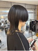 メンズウルフカットジェンダーレスショートウルフマッシュウルフ