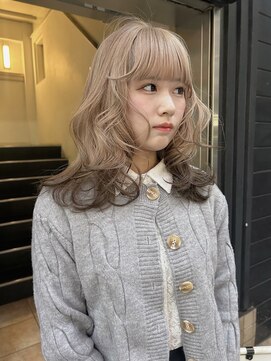 フェブ(fev) 【fev_momo】creamy beige×brown