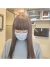 デザインカット+前髪フェイスラインストレート＋TOKIOトリートメント（S)