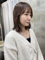 エトネ ヘアーサロン 仙台駅前(eTONe hair salon)&nbsp;［ eTONe ］ぷつっと外ハネ ×  グレージュ