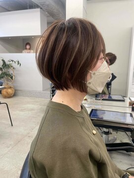 ボーテコンシェル 錦糸町(beaute concier) ミルクティーベージュダブルカラーインナーカラーケアブリーチ