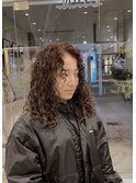 ハードスパイラルパーマ×海外風ウェーブ