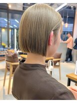 ミィ 表参道(mee.)&nbsp;似合わせカット ボブヘア 縮毛矯正 ミニボブ 切りっぱなしボブ