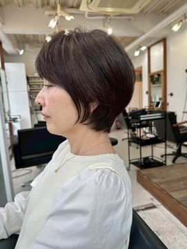 ハーツ(Heart's) ◇大人可愛い20代30代40代50代前下がりショートボブ丸みショート