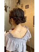 ツインお団子ヘア