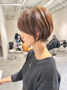 ジュベ(juve.) 大分ショートボブ顔まわりレイヤーカット髪質改善カラー30代