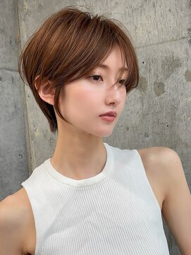 シー バイ ロンド 新宿(Sea by Lond) ミニウルフ×チェリーブラウン[くびれヘア/イメチェン/夏]