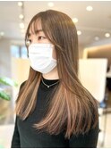 【インナーカラー】艶髪【【小倉北区神岳／メディアドーム】】