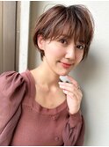 大人美人◎30代40代ふんわり丸みショート×小顔効果p志木
