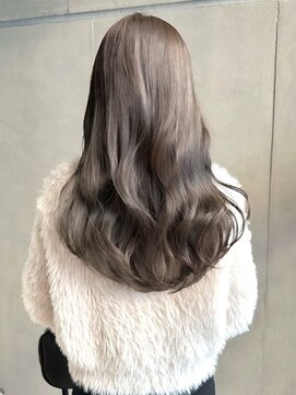 オリーブベージュ/オリーブブラウン/ブリーチなしダブルカラー