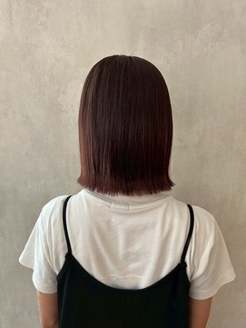 髪質改善/顔周りレイヤーカット/グレージュ[千葉/千葉駅]