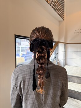 営業時間外もご相談ください★ブライダルも手掛ける【Eureca】のヘアアレンジで特別な日を最高の思い出に♪