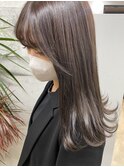 黒髪カタログ/クラゲヘアー/オリーブグレー/千葉