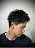 スパイキーピンパーマ