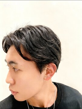 ヘアーアンドグルーミング ヨシザワインク(HAIR&GROOMING YOSHIZAWA Inc.) ニュアンスパーマツーブロックセンターパート刈り上げビジネス