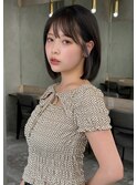 似合わせカット×大人ガーリー[ダークアッシュ/韓国]